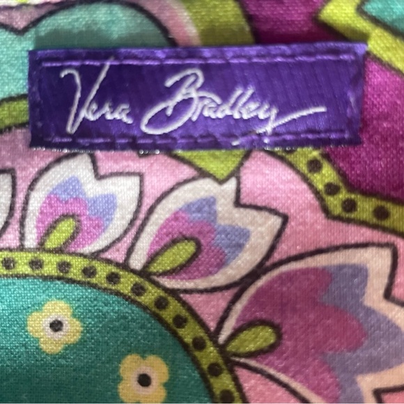 Purple Vera Bradley card case. Approximately 3 1/2 x 6”. Excellent condition! - Picture 5 of 7